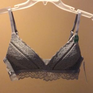 Sexy lift gray lace bra NEW